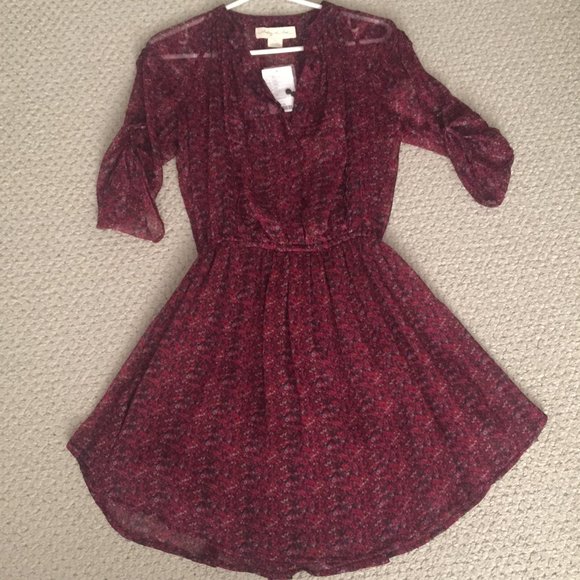 Anthropologie Staring at Stars Sheer Dress - Picture 3 of 8